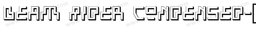 Beam Rider Condensed字体转换